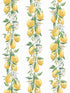 Lemon Stripe wallpaper in yellow white green color - pattern number G45441 - by Galerie in the Just Kitchens collection