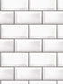 Metro Tile wallpaper in black white color - pattern number G45445 - by Galerie in the Just Kitchens collection