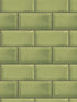 Metro Tile wallpaper in green color - pattern number G45446 - by Galerie in the Just Kitchens collection