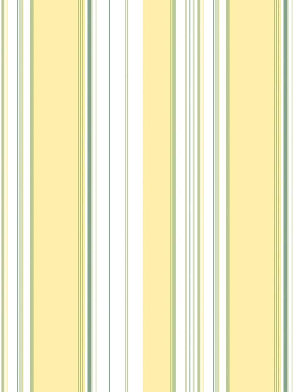 Multi Stripe fabric in yellow green white color - pattern number G45448 - by Galerie in the Just Kitchens collection