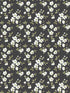 Anenome Mini fabric in black green taupe color - pattern number G78480 - by Galerie in the Secret Garden collection