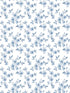 Anenome Mini fabric in blue white color - pattern number G78481 - by Galerie in the Secret Garden collection