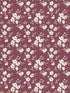 Anenome Mini fabric in cranberry pink green color - pattern number G78482 - by Galerie in the Secret Garden collection