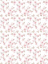 Anenome Mini fabric in dusty pink taupe color - pattern number G78484 - by Galerie in the Secret Garden collection