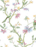 Classic Bird Trail fabric in fresh colours color - pattern number G78490 - by Galerie in the Secret Garden collection