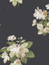 Classic Bouquet fabric in black green taupe color - pattern number G78495 - by Galerie in the Secret Garden collection