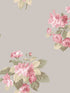 Classic Bouquet fabric in taupe raspberry green color - pattern number G78501 - by Galerie in the Secret Garden collection