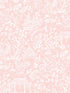 Garden Toile fabric in pink color - pattern number G78511 - by Galerie in the Secret Garden collection