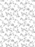 Delicate Floral fabric in black grey color - pattern number G56646 - by Galerie in the Small Prints collection