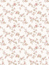 Delicate Floral fabric in cranberry tan color - pattern number G56648 - by Galerie in the Small Prints collection