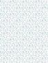 Ogee Floral wallpaper in teal blue beige color - pattern number G56683 - by Galerie in the Small Prints collection