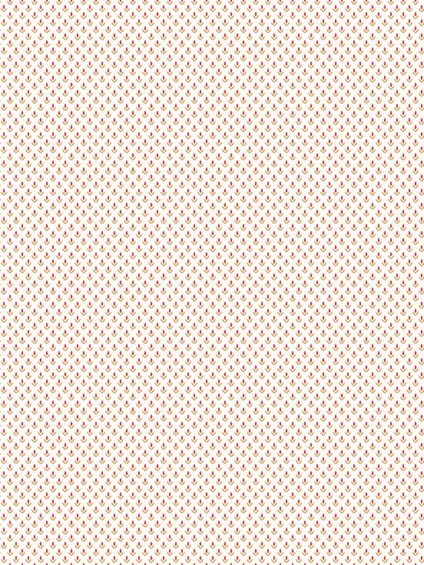 Tiny Tulip wallpaper in cranberry tan color - pattern number G56700 - by Galerie in the Small Prints collection