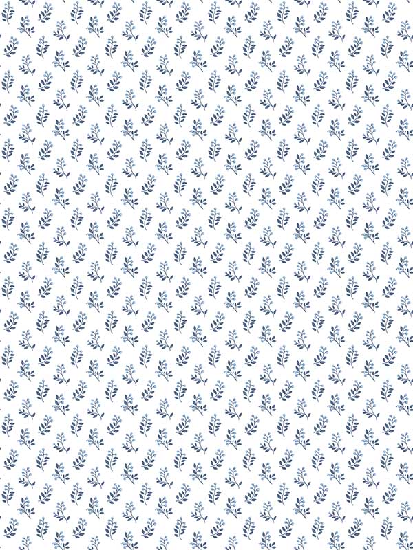 Vintage Bud wallpaper in blue navy color - pattern number G56708 - by Galerie in the Small Prints collection
