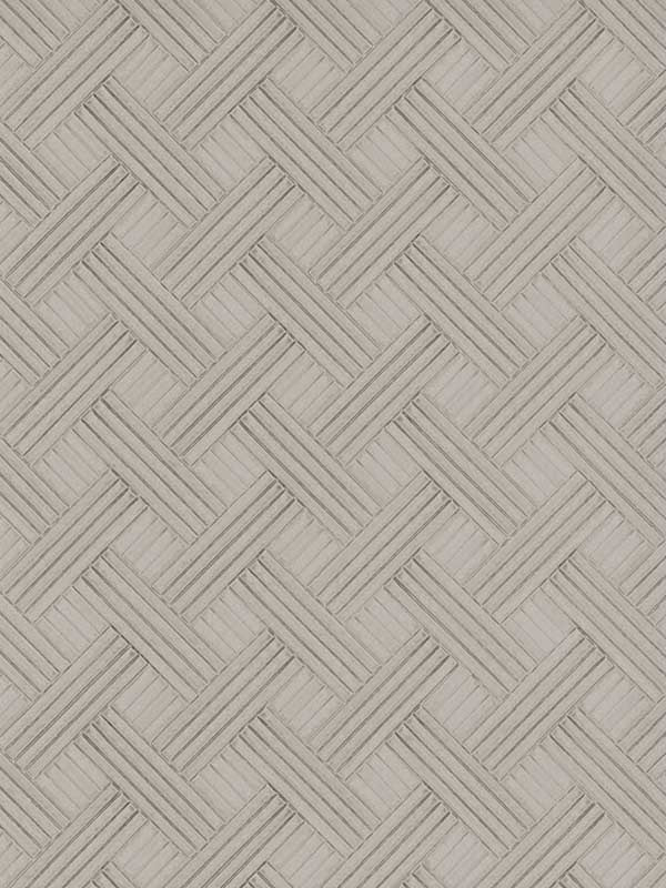 Wickwork wallpaper in fog transit color - pattern number RRD7648 - by Ronald Redding in the Industrial Interiors Vol III collection