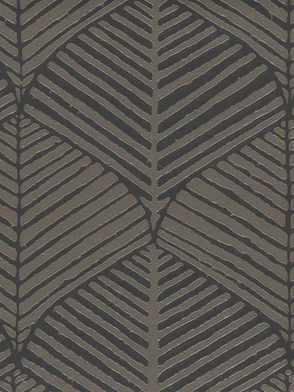 Universal Nature wallpaper in shadow color - pattern number RRD7662N - by Ronald Redding in the Industrial Interiors Vol III collection