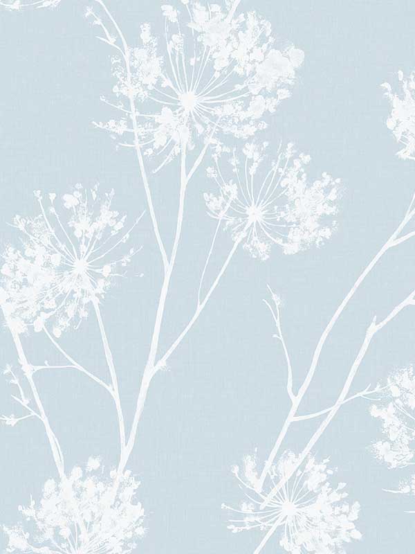 One O Clocks Peel and Stick wallpaper in light blue color - pattern number NW36012 - by NextWall in the Peel and Stick Wallpaper by Nextwall collection