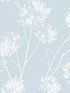 One O Clocks Peel and Stick wallpaper in light blue color - pattern number NW36012 - by NextWall in the Peel and Stick Wallpaper by Nextwall collection