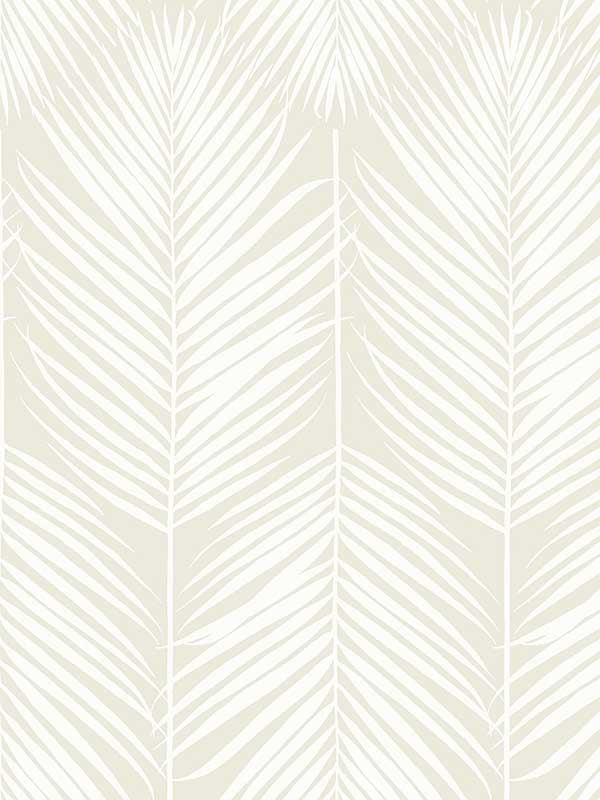Palm Silhouette Peel and Stick wallpaper in sea salt color - pattern number NW39805 - by NextWall in the Peel and Stick Wallpaper by Nextwall collection