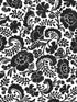 Tonal Paisley Peel and Stick fabric in dark ash color - pattern number NW45500 - by NextWall in the Peel and Stick Wallpaper by Nextwall collection