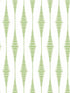 Striped Ikat Peel and Stick wallpaper in macaw green color - pattern number NW46404 - by NextWall in the Peel and Stick Wallpaper by Nextwall collection
