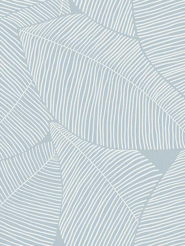 Summer Magnolia Peel and Stick wallpaper in blue skies color - pattern number NW47502 - by NextWall in the Peel and Stick Wallpaper by Nextwall collection