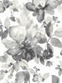 Watercolor Flower Peel and Stick fabric in inkwell color - pattern number NW47800 - by NextWall in the Peel and Stick Wallpaper by Nextwall collection