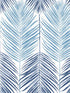 Two Toned Palm Peel and Stick wallpaper in blue lagoon color - pattern number NW47912 - by NextWall in the Peel and Stick Wallpaper by Nextwall collection