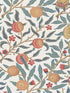 Pomegranate Peel and Stick wallpaper in moonstone blue and light ochre color - pattern number NW48004 - by NextWall in the Peel and Stick Wallpaper by Nextwall collection