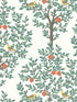 Fruit Tree Peel and Stick wallpaper in juniper color - pattern number NW48104 - by NextWall in the Peel and Stick Wallpaper by Nextwall collection