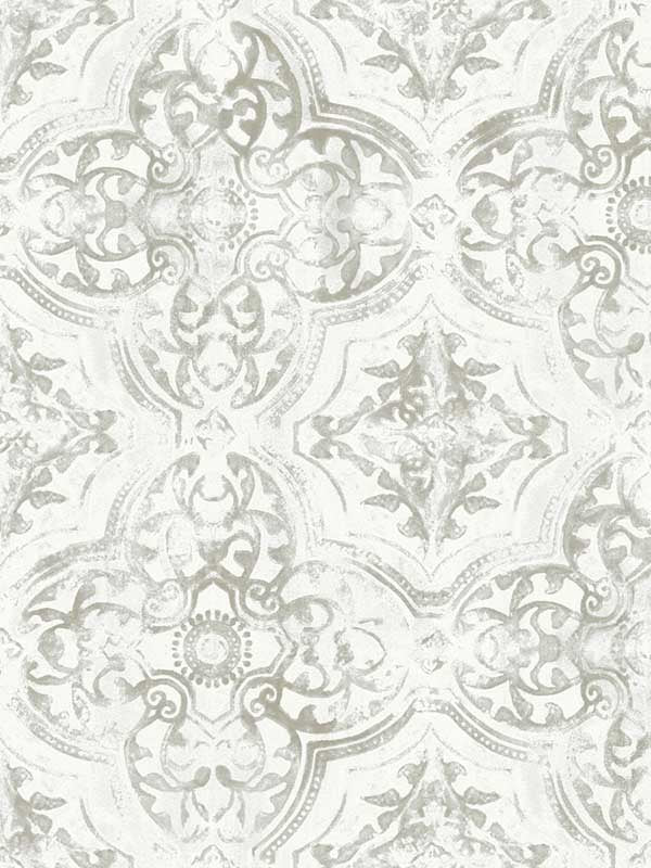 Quartet wallpaper in white and neutral color - pattern number MN1893 - by York in the Inspired by Color Beige and Neutrals collection