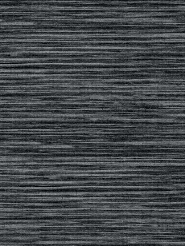 Shining Sisal wallpaper in black metallic color - pattern number Y6200903 - by York in the Inspired by Color Black and White III collection