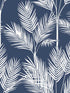 King Palm Silhouette fabric in navy color - pattern number CV4410 - by York in the Inspired by Color Blues II collection