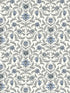 Vintage Blooms wallpaper in blue color - pattern number GR5981 - by York in the Inspired by Color Blues II collection