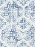 Quartet wallpaper in white and blue color - pattern number MN1891 - by York in the Inspired by Color Blues II collection