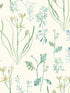 Alpine Botanical wallpaper in white color - pattern number NR1566 - by York in the Inspired by Color Blues II collection