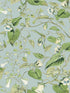 Moon Flower fabric in sky blue color - pattern number BL1714 - by York in the Blooms Second Edition collection