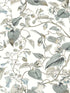 Moon Flower fabric in white and blue color - pattern number BL1715 - by York in the Blooms Second Edition collection
