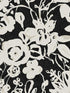 Brushstroke Floral fabric in black color - pattern number BL1733 - by York in the Blooms Second Edition collection