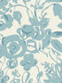 Brushstroke Floral fabric in aqua color - pattern number BL1736 - by York in the Blooms Second Edition collection
