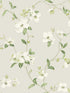 Dogwood wallpaper in light grey color - pattern number BL1762 - by York in the Blooms Second Edition collection