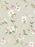Dogwood wallpaper in taupe color - pattern number BL1763 - by York in the Blooms Second Edition collection