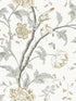 Teahouse Floral wallpaper in neutral color - pattern number BL1783 - by York in the Blooms Second Edition collection