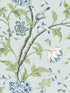 Teahouse Floral wallpaper in light blue color - pattern number BL1784 - by York in the Blooms Second Edition collection