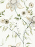 Dream Blossom wallpaper in white and green color - pattern number BL1793 - by York in the Blooms Second Edition collection