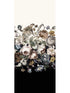 Rachel Rose mural in white color - pattern number BL1822M - by York in the Blooms Second Edition collection