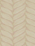 Luminous Leaves fabric in blush and gold color - pattern number MD7161 - by Antonina Vella in the Modern Metals Second Edition collection