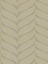 Luminous Leaves fabric in grey and gold color - pattern number MD7164 - by Antonina Vella in the Modern Metals Second Edition collection