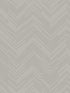 Polished Chevron wallpaper in taupe and silver color - pattern number MD7227 - by Antonina Vella in the Modern Metals Second Edition collection