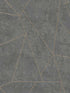 Nazca fabric in dark grey and gold color - pattern number NW3502 - by Antonina Vella in the Modern Metals Second Edition collection