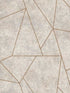 Nazca fabric in neutral and gold color - pattern number NW3504 - by Antonina Vella in the Modern Metals Second Edition collection